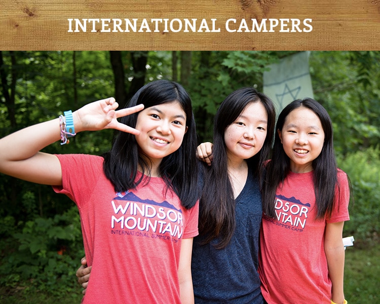 International campers come from China to spend a summer at Windsor Mountain in New Hampshire